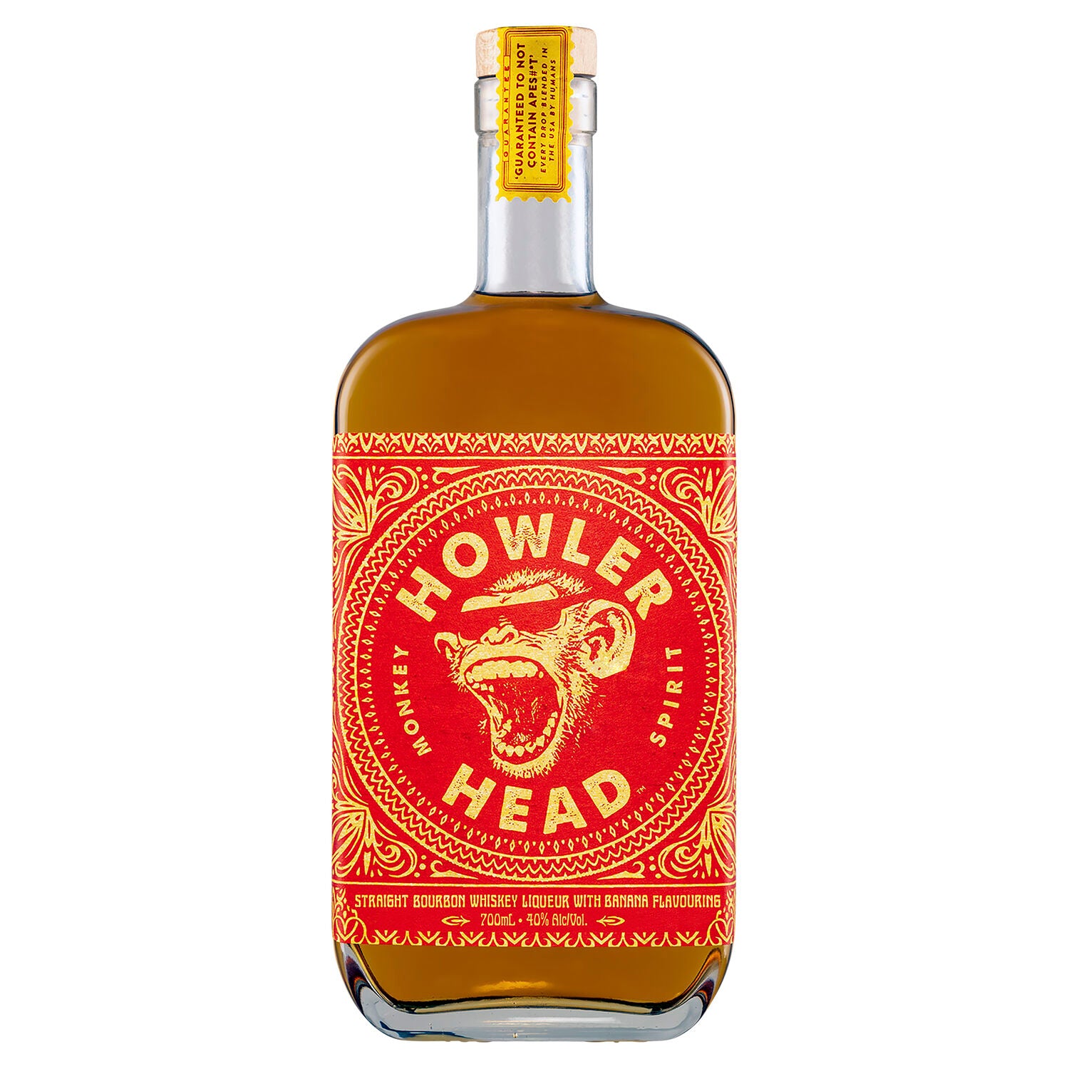 Howler Head Kentucky Straight Banana Infused Bourbon Whiskey 700mL