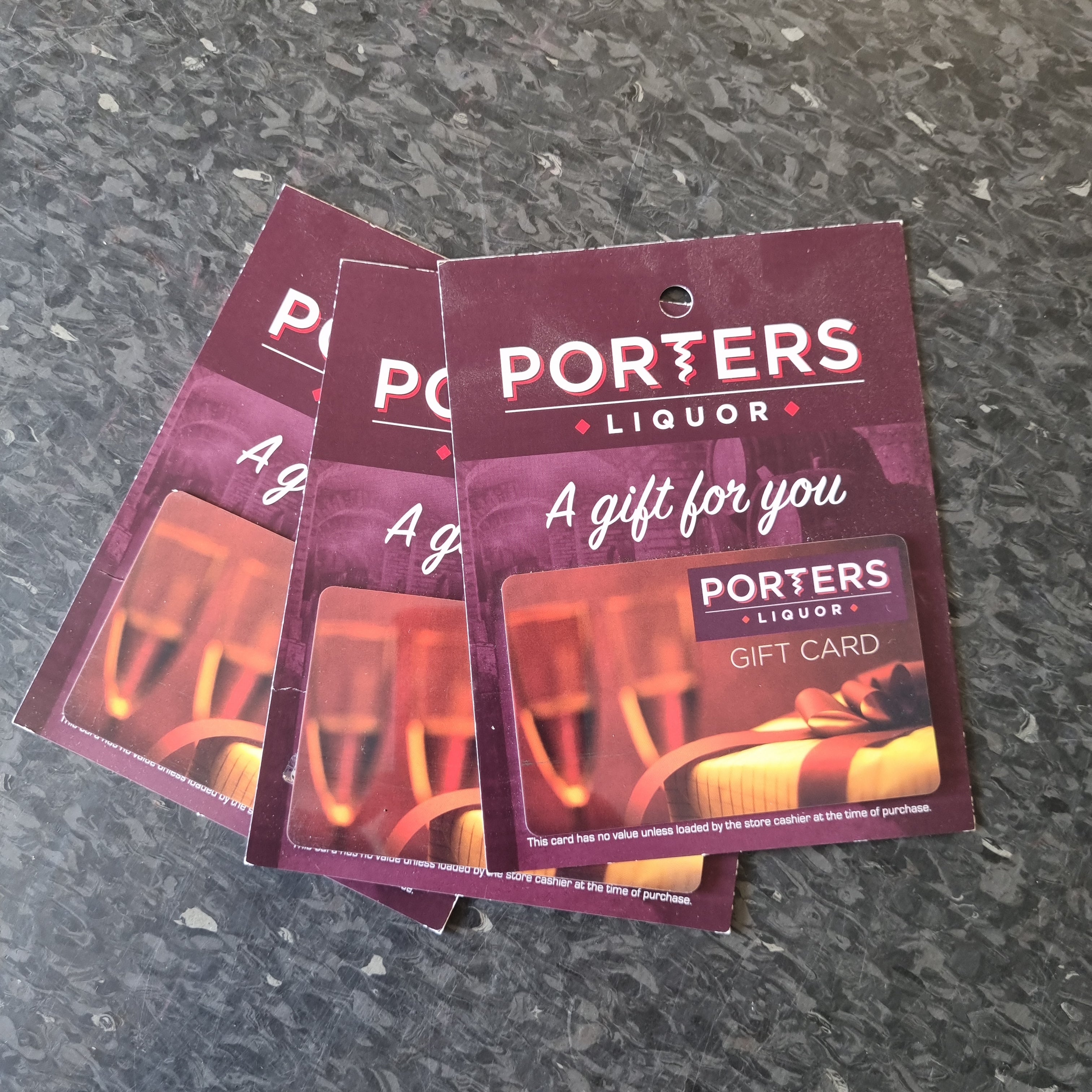 Porters In-Store Gift Voucher