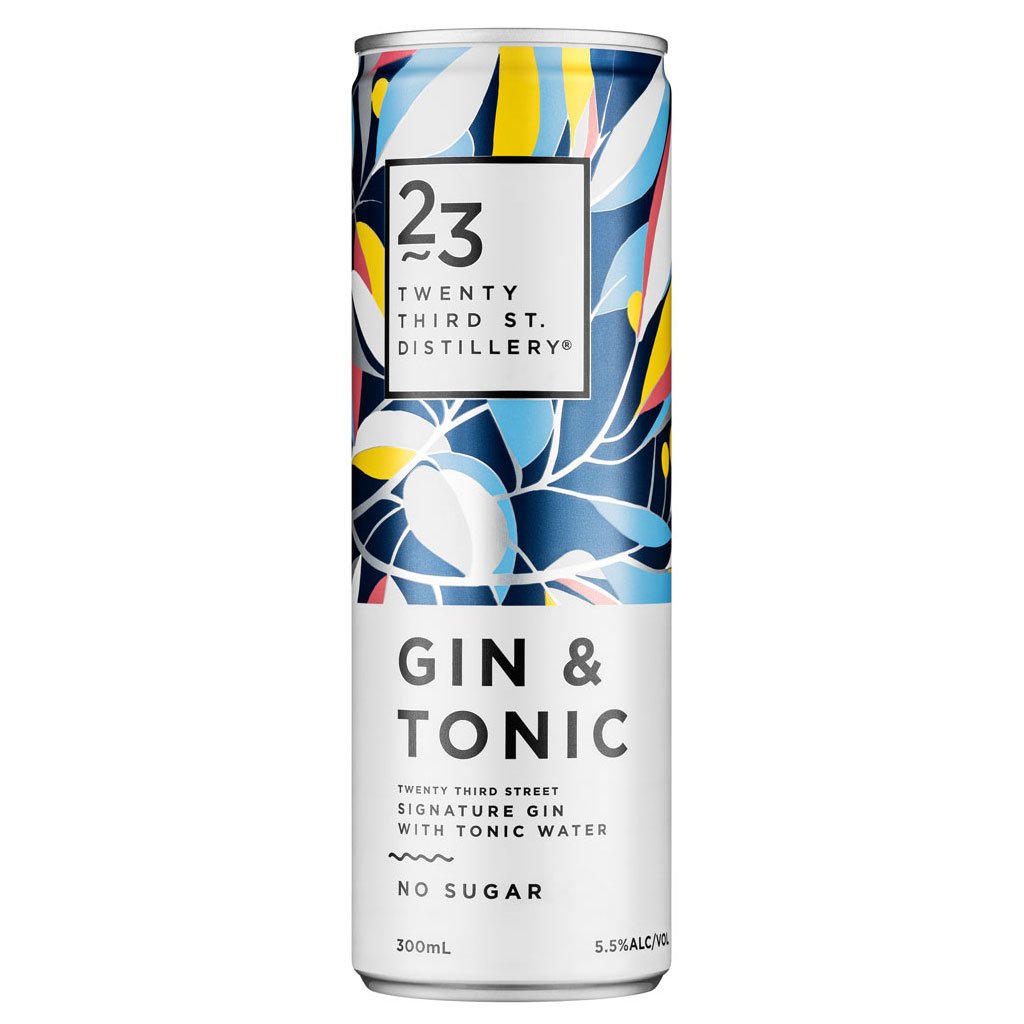23rd Street Gin & Tonic 300ml - Porters Liquor North Narrabeen
