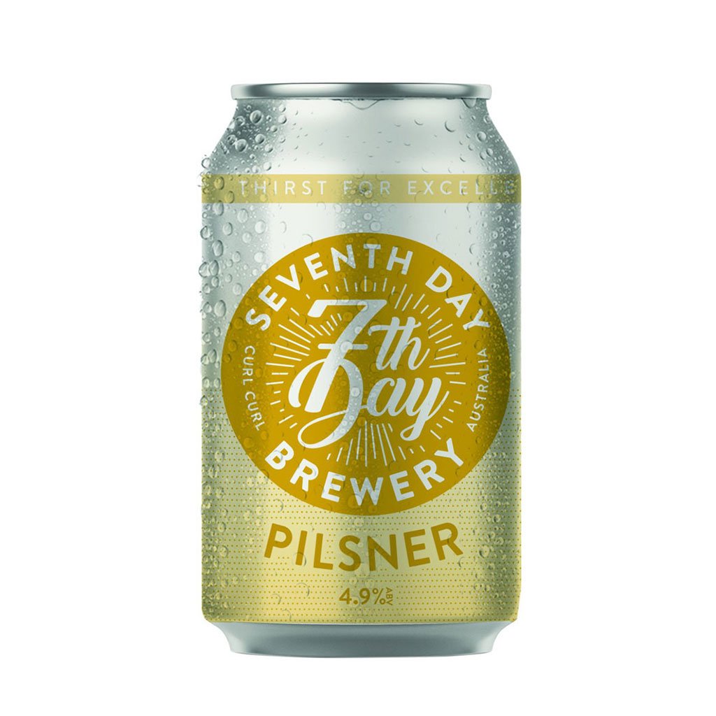 7th Day Brewery Pilsner 375ml - Porters Liquor North Narrabeen