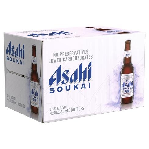 Asahi Soukai Bottle 330ml - Porters Liquor North Narrabeen