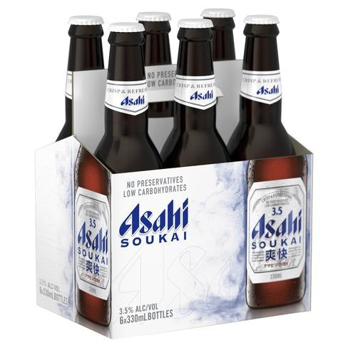 Asahi Soukai Bottle 330ml - Porters Liquor North Narrabeen