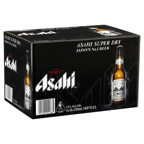 Asahi Super Dry Bottle 330ml - Porters Liquor North Narrabeen