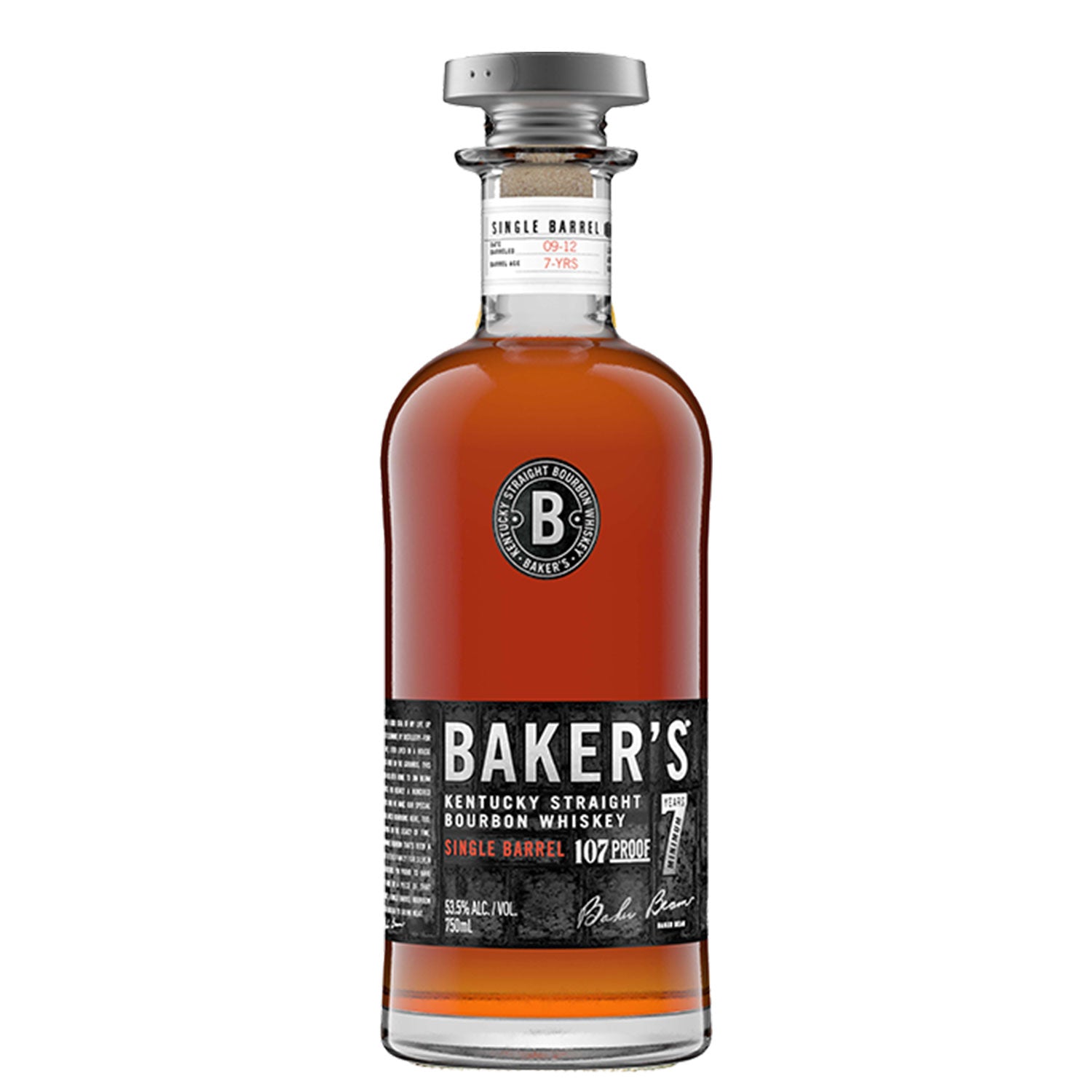 Baker's Kentucky Straight Bourbon Whiskey 750ML