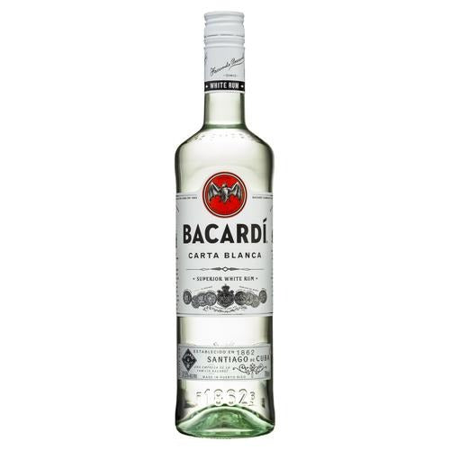Bacardi Carta Blanca Superior White Rum 700ml - Porters Liquor North Narrabeen