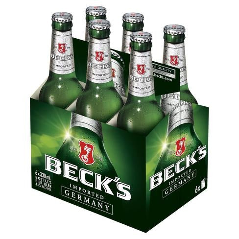 Becks Beer Bottle 330ml - Porters Liquor North Narrabeen