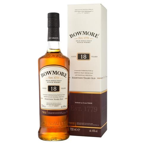 Bowmore 18 Year Old Islay Single Malt Scotch Whisky 700mL - Porters Liquor North Narrabeen