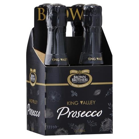 Brown Brothers Prosecco NV 4 Pack 200ml - Porters Liquor North Narrabeen