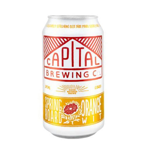 Capital Spring Board Orange Wit Can 375ml - Porters Liquor North Narrabeen