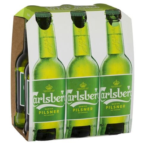 Carlsberg Pilsner Bottle 330ml - Porters Liquor North Narrabeen
