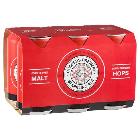 Coopers Sparkling Can 375ml - Porters Liquor North Narrabeen