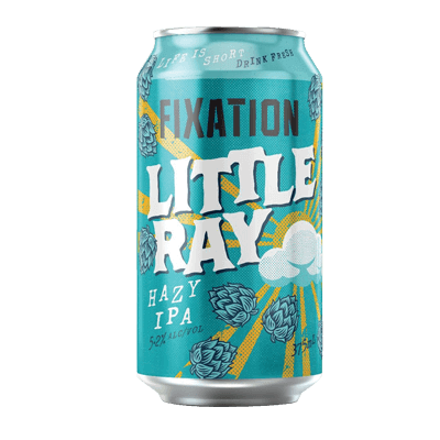 Fixation Little Ray Hazy IPA Can 375ml - Porters Liquor North Narrabeen