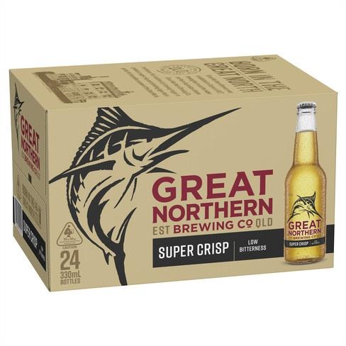 Great North Super Crisp Bottles 330ml - Porters Liquor North Narrabeen