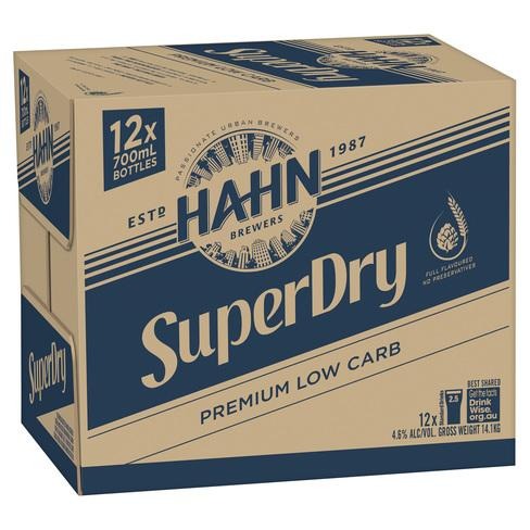 Hahn Super Dry Longneck 700ml - Porters Liquor North Narrabeen