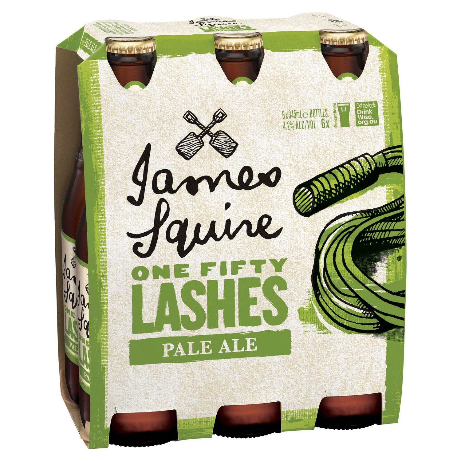 James Squire 150 Lashes Pale Bottle 345ml