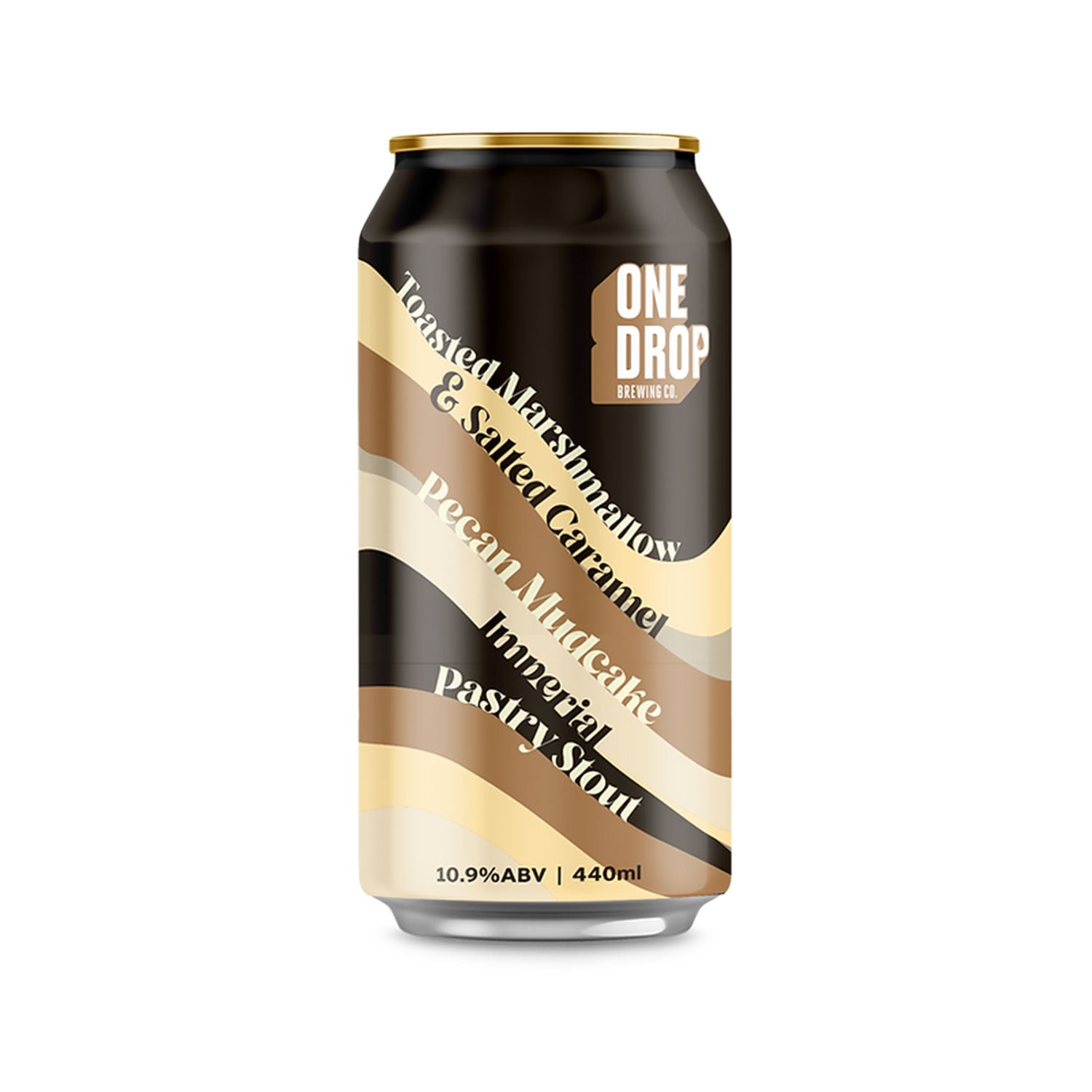 One Drop Toasted Marshmallow & Salted Caramel Pecan Mudcake - Imperial Pastry Stout