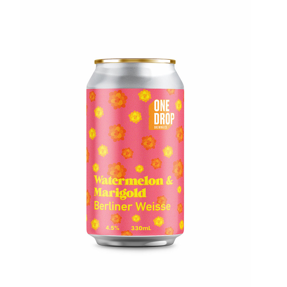 One Drop Watermelon & Marigold Berliner Weisse 330ml