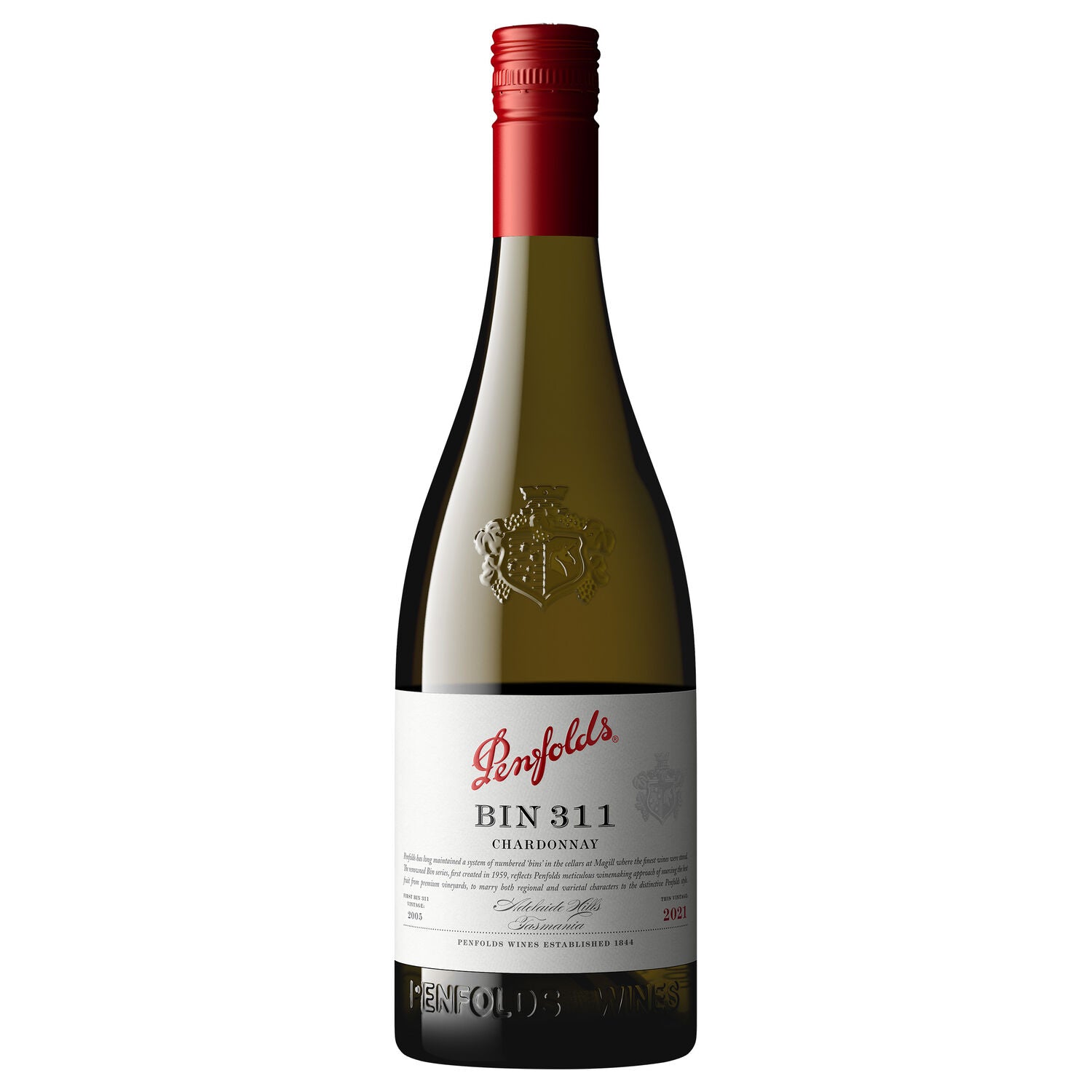 Penfolds Bin 311 Chardonnay Adelaide Hills, Tasmania, 2021 750mL