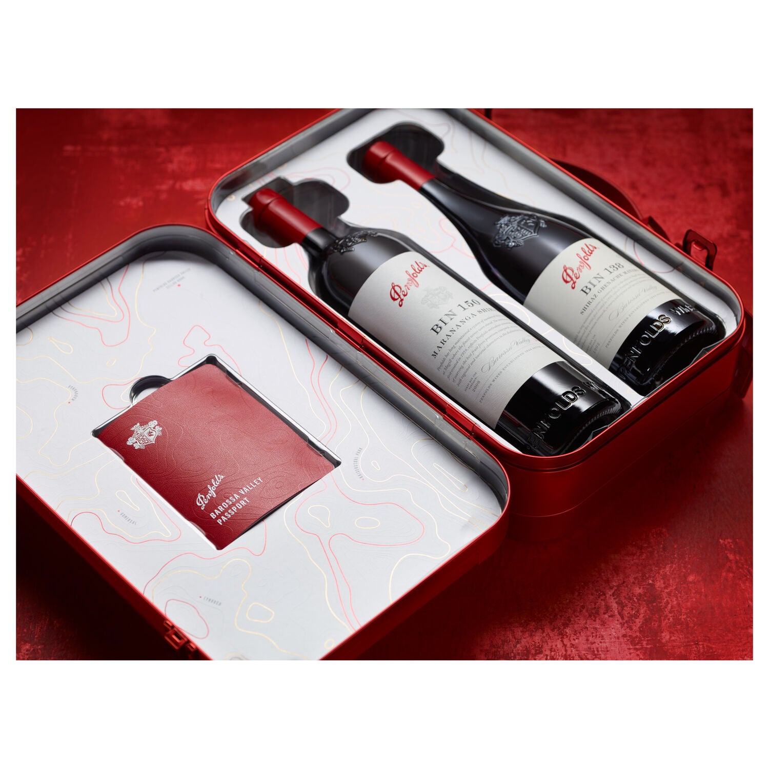Penfolds Limited Release 2018 Dual Bin150 Shiraz & Bin138 Shiraz Grenache Mataro 2 Bottle Giftbox 750mL
