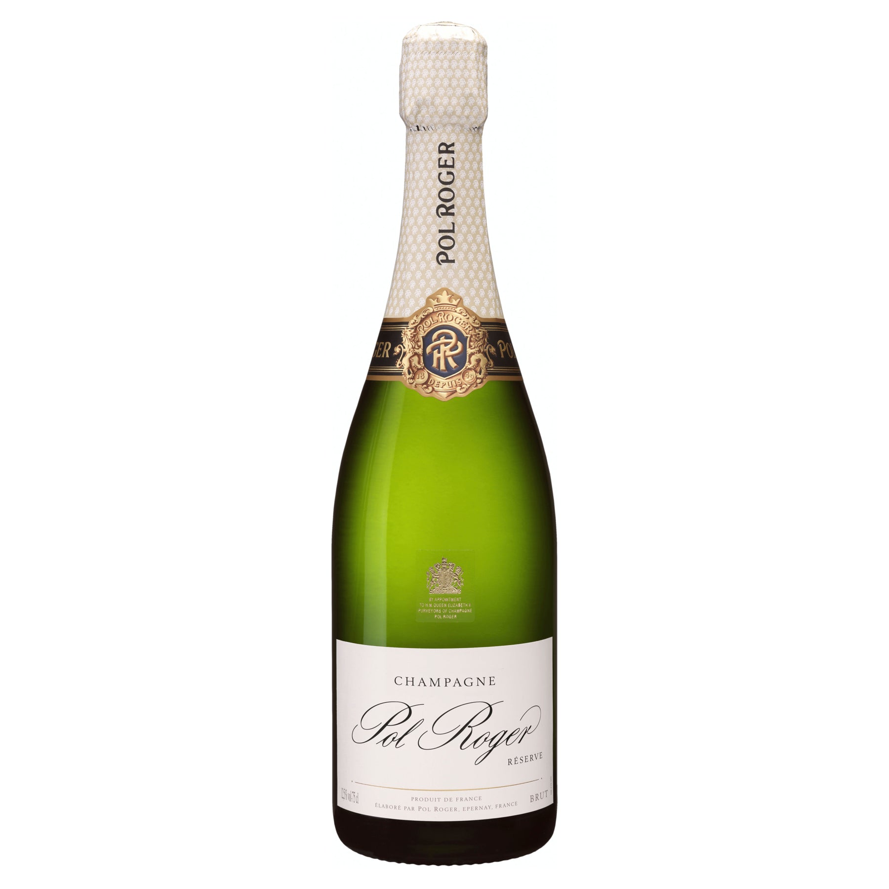 Pol Roger Brut Reserve Non Vintage Champagne 750ml