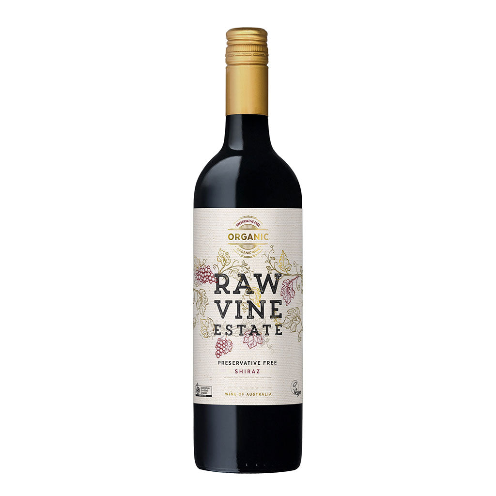 Raw Vine Organic Presevative Free Shiraz 750ml