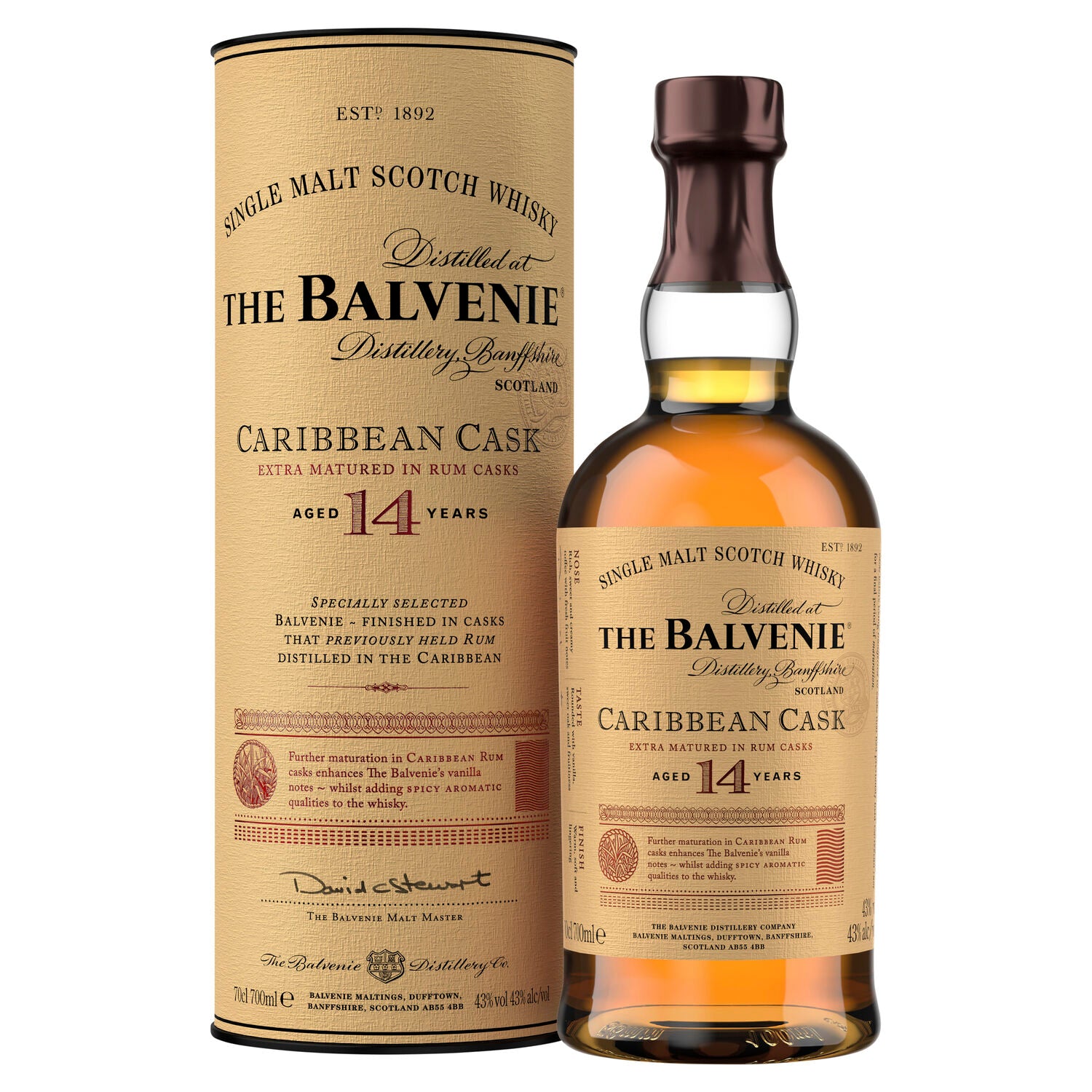 Balvenie 14 Year Old Caribbean Cask 700ml