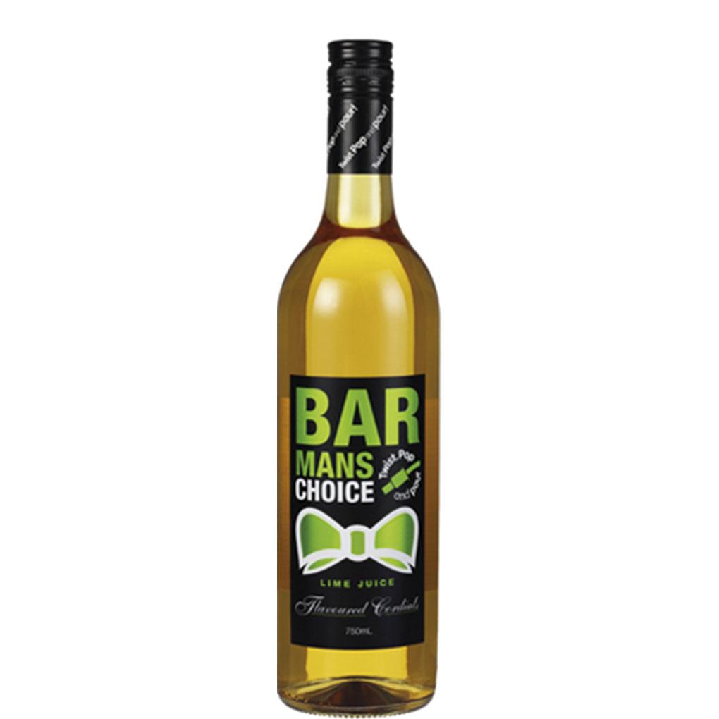 Barmans Lime Cordial 750ml - Porters Liquor North Narrabeen