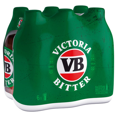 Victoria Bitter Bottles 375ml