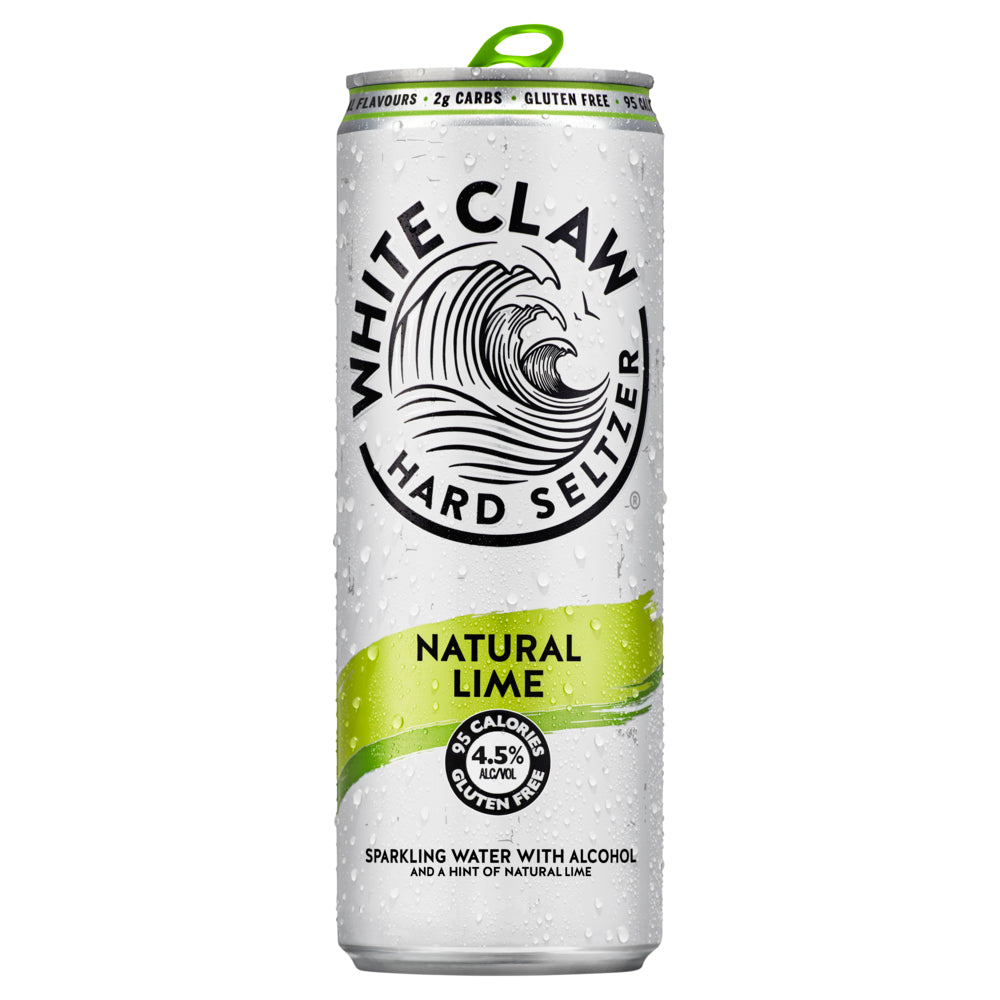 White Claw Seltzer Natural Lime Can 330ml