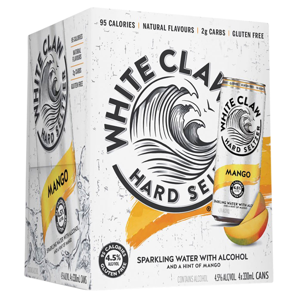 White Claw Seltzer Mango Can 330ml