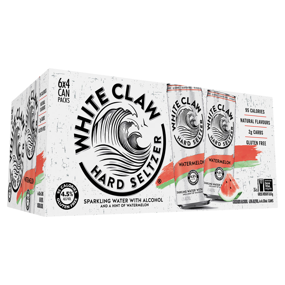 White Claw Seltzer Watermelon Can 330ml
