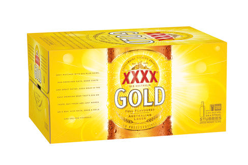 XXXX Gold Bottles 375ml