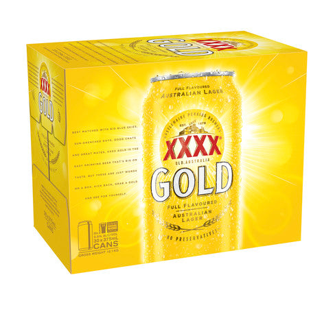 XXXX Gold Can 30 Pack 375ml