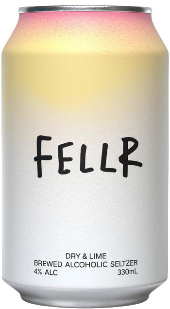 Fellr Dry & Lime Seltzer Can 330ml